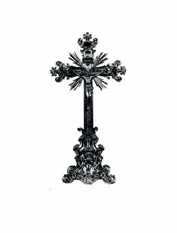 croce d'altare - bottega lombarda (fine/inizio secc. XVII/ XVIII)