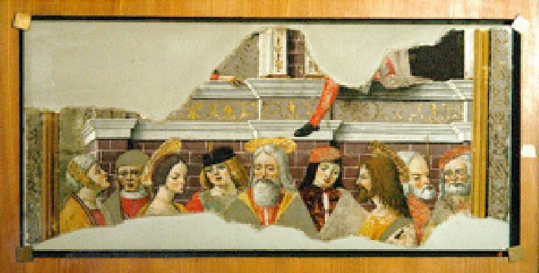 Sposalizio di Sant'Anna (dipinto) di Chiesa Matteo della (esecutore) (fine/inizio secc. XV/ XVI)