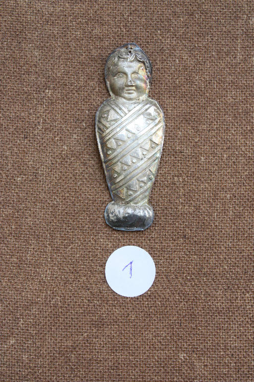 Figura maschile (rilievo) - bottega lombarda (metà sec. XIX)