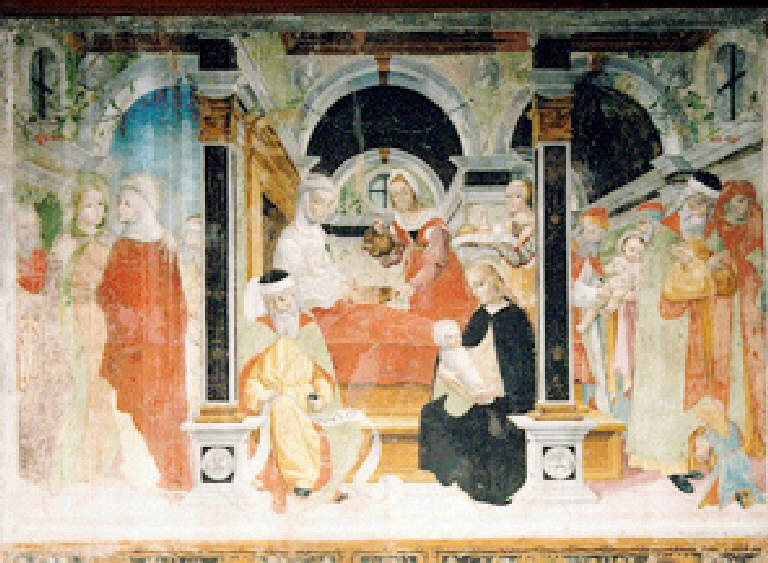 Nascita di San Giovanni Battista (dipinto) di Chiesa Giovanni della (esecutore) (fine sec. XV)