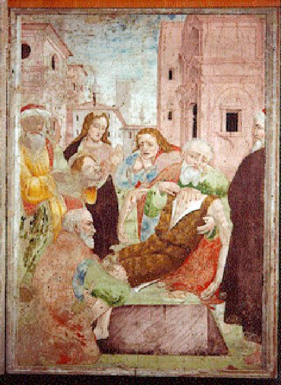 Decapitazione di San Giovanni Battista (dipinto) di Chiesa Giovanni della (esecutore) (fine sec. XV)