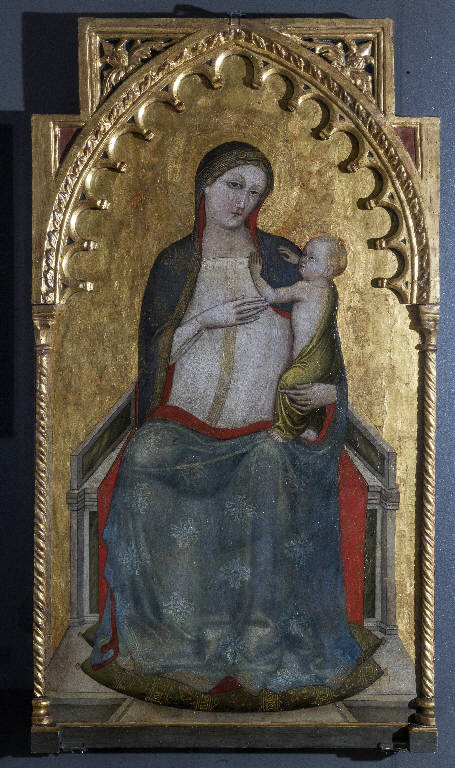 Madonna con Bambino (dipinto) - bottega lombarda (seconda metà sec. XIV)