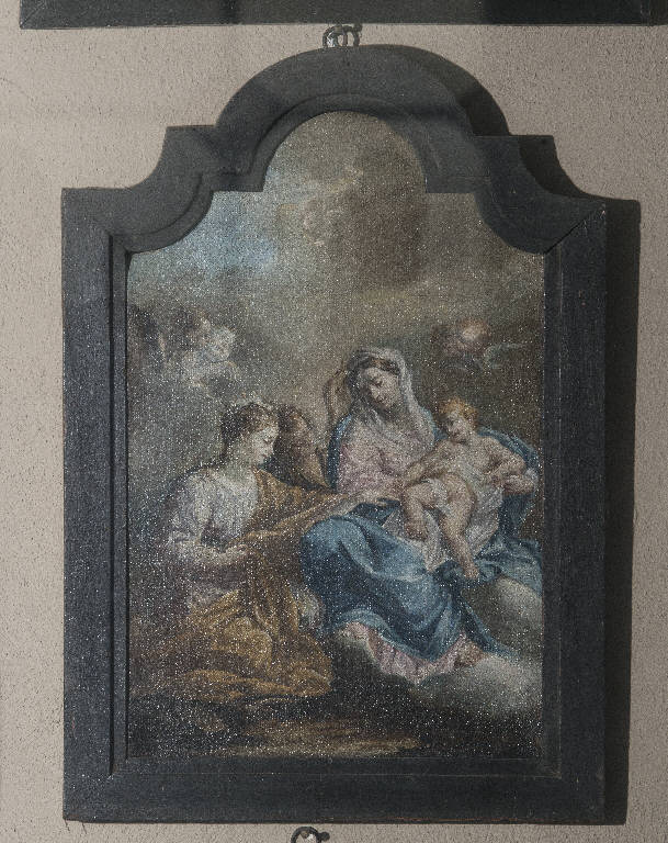 Matrimonio mistico di Santa Caterina d'Alessandria (dipinto) - bottega lombarda (prima metà sec. XVIII)