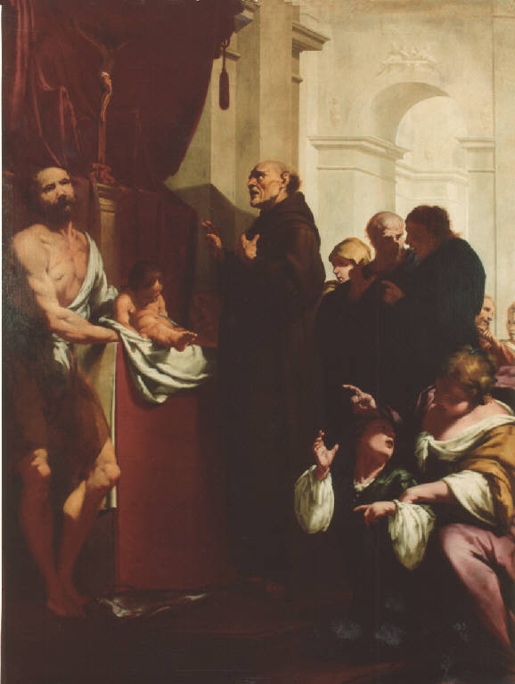 Miracolo di San Pietro d'Alcantara, Miracolo di san Pietro d'Alcantara (dipinto) di Lucini, Giovanni Battista (seconda metà sec. XVII)