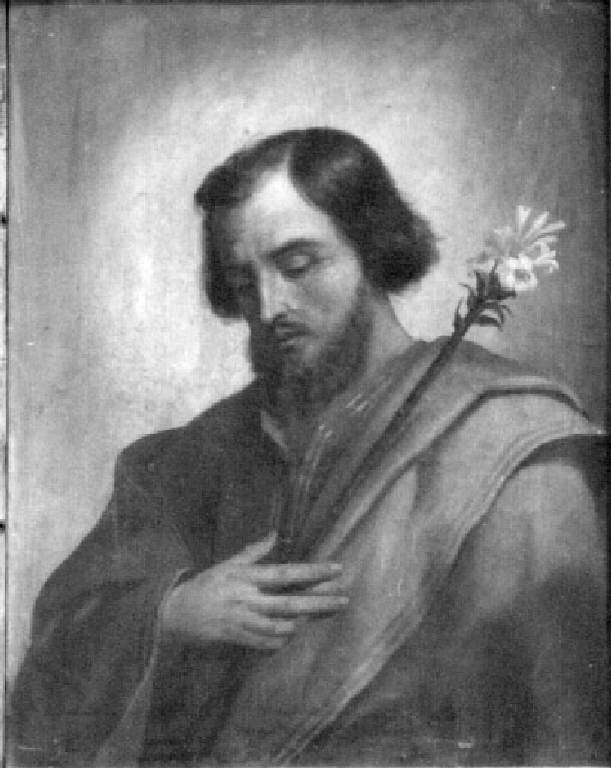 S. Antonio di Padova o S. Giuseppe (dipinto) - ambito lombardo (fine sec. XIX)
