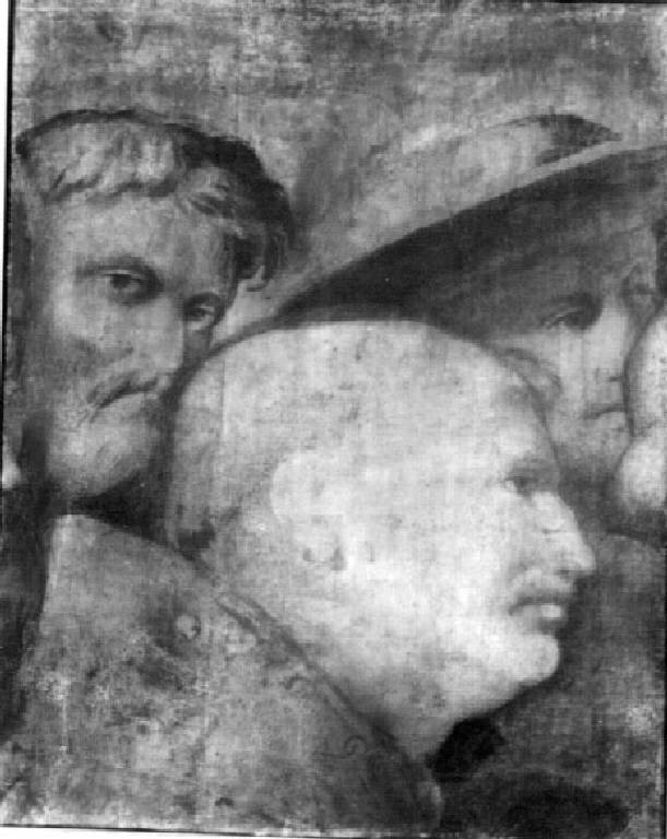 Teste di prelati (dipinto) di Callisto Piazza (attr.) - ambito lombardo-lodigiano (metà sec. XVI)