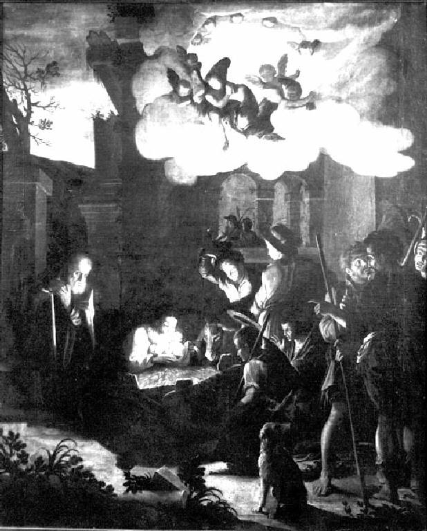 Adorazione dei pastori (dipinto) - ambito tedesco (seconda metà sec. XVII)