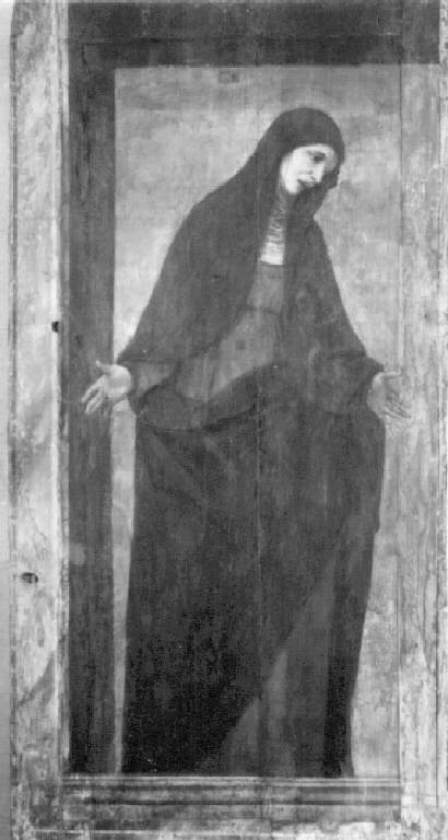 Madonna addolorata (dipinto) - ambito di Callisto Piazza (sec. XVI)