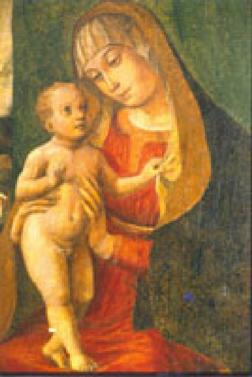 Madonna con Bambino (dipinto) - ambito lombardo-veneto (fine/inizio secc. XV/ XVI)