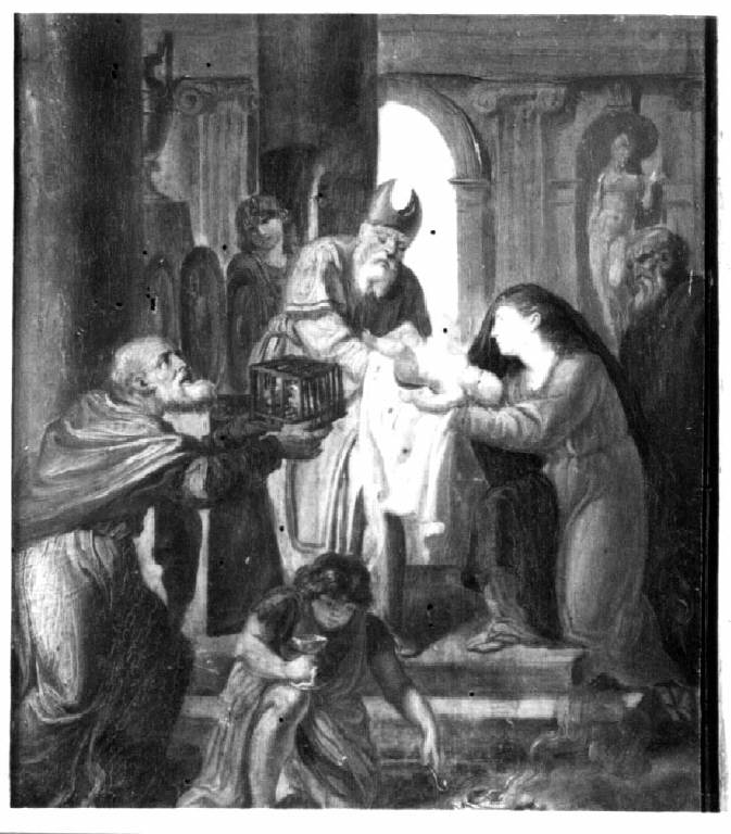 Presentazione di Gesù al tempio (dipinto) - ambito lombardo-bresciano del Batoni (fine/inizio secc. XIX/ XX)