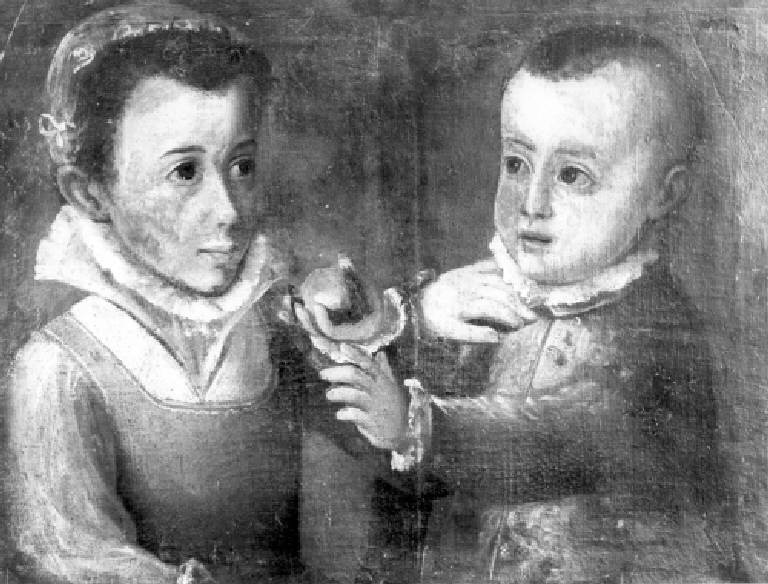 Ritratto di bambini (dipinto) - ambito (sec. XVII)