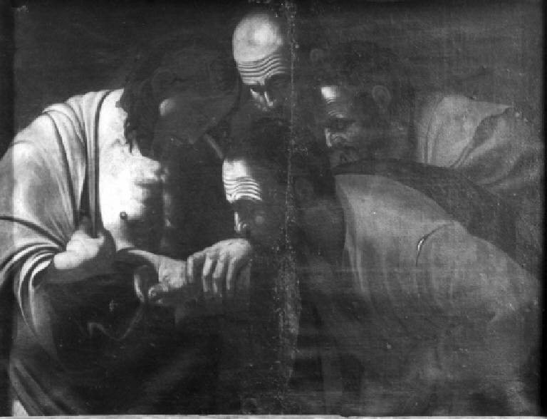 Incredulità di San Tommaso (dipinto) - ambito caravaggesco (sec. XVII)