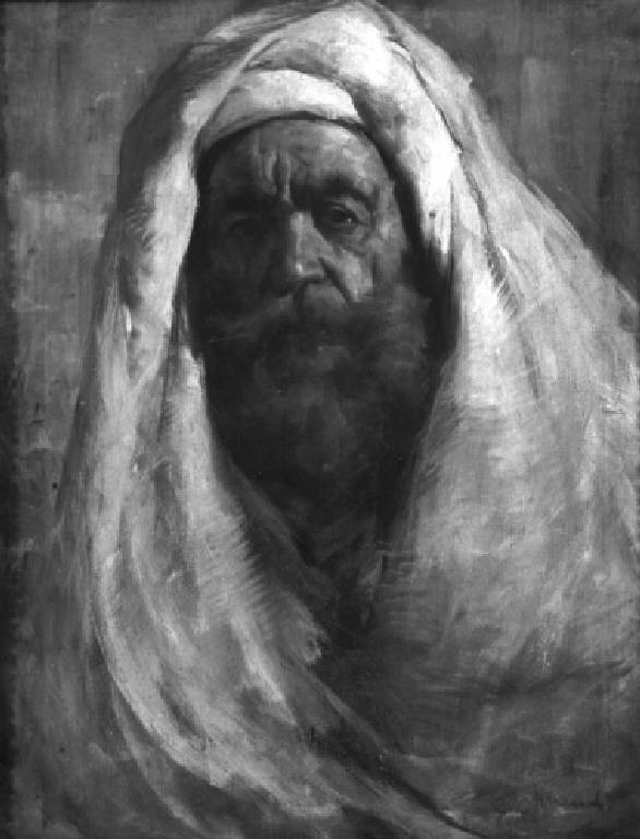 Ritratto maschile (dipinto) di Giorgio Oprandi (attr.) - ambito (sec. XX)