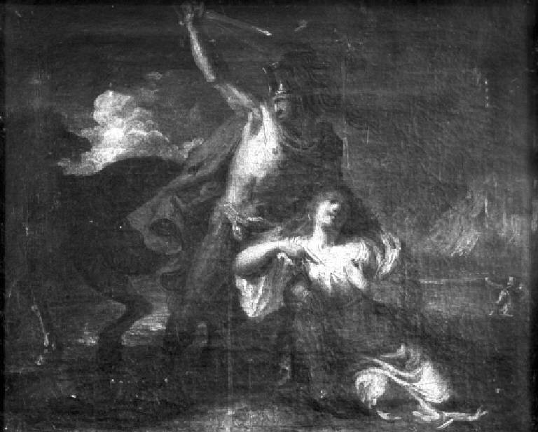 Scena mitologica (dipinto) di Luigi Subatelli (attr.) - ambito (secc. XVIII/ XIX)