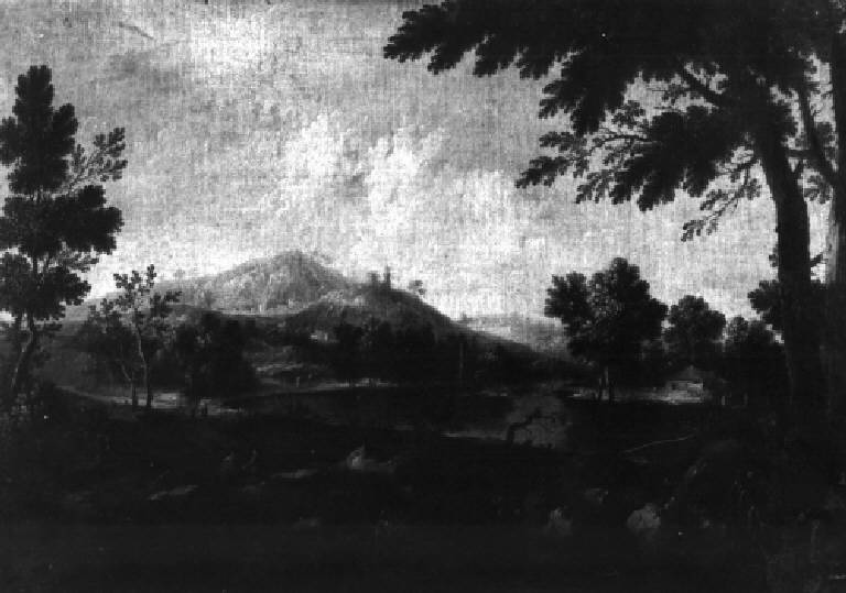 Paesaggio (dipinto) - ambito (seconda metà sec. XIX)