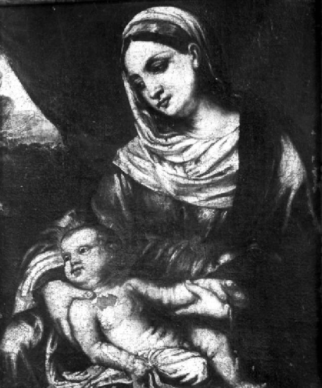 MADONNA CON BAMBINO (dipinto) (fine sec. XVI)