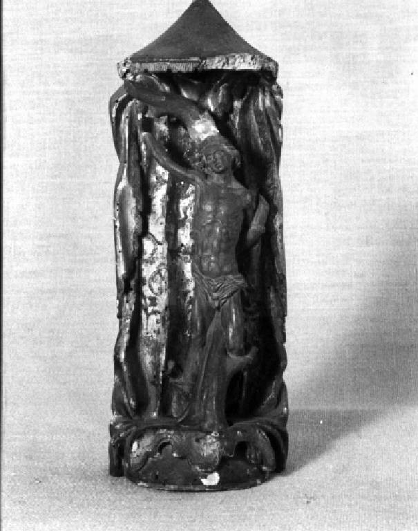 EDICOLA CON SAN SEBASTIANO (scultura) (seconda metà sec. XVII)