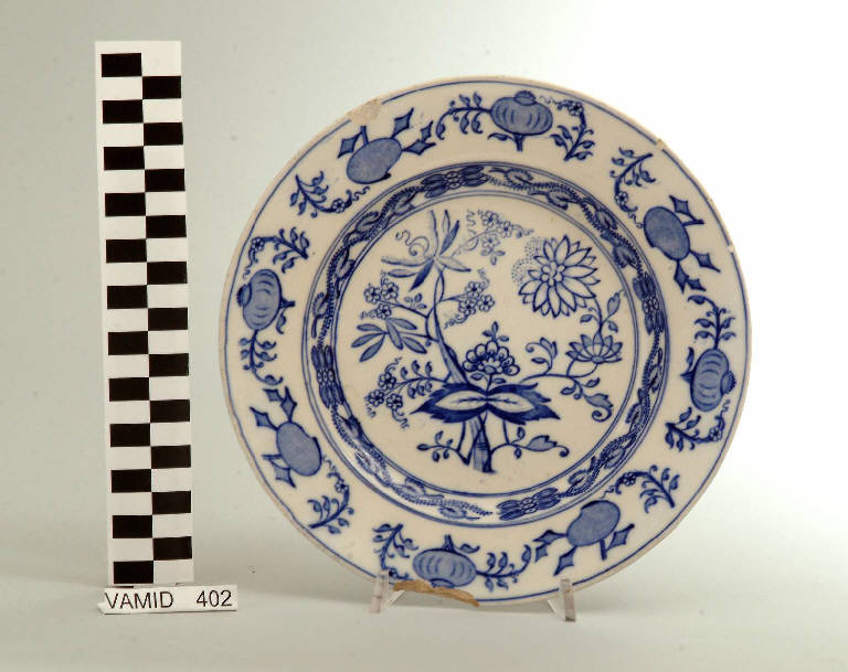 Motivi decorativi vegetali stilizzati (piatto piano) di Società Ceramica Italiana Laveno (sec. XX)