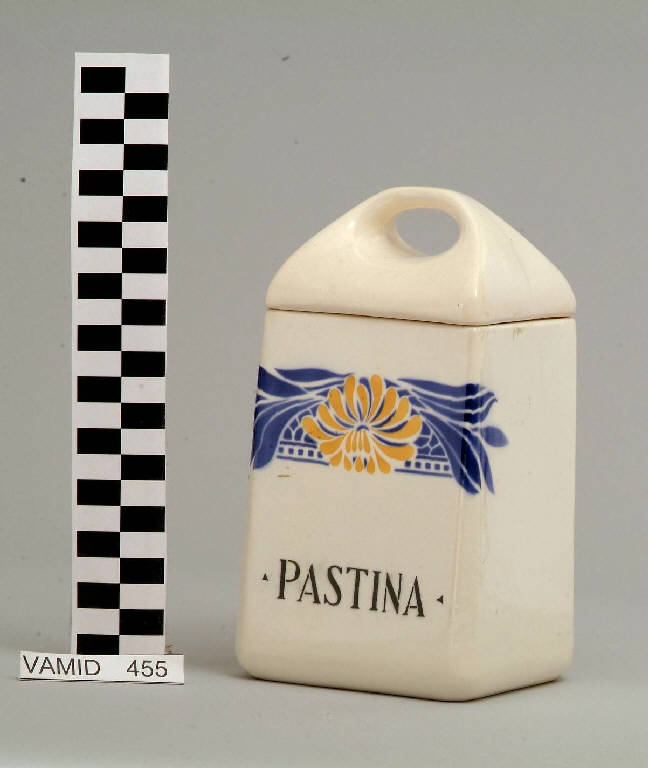 scatola portapasta di Società Ceramica Italiana Laveno; Monteggia M. (primo quarto sec. XX)