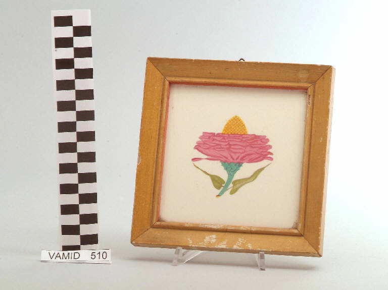 Fiore (piastrella) di Andlovitz Guido; Società Ceramica Italiana Laveno (secondo quarto sec. XX)
