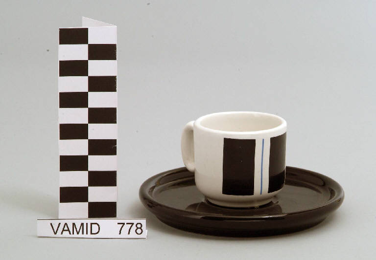 tazza da caffè di Ceramiche Pareschi; Reggiori Albino (sec. XX)