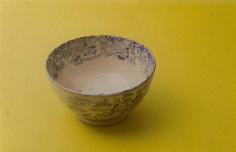 Paesaggio indo-cinese (ciotola) di Società Ceramica Italiana Laveno (sec. XIX)