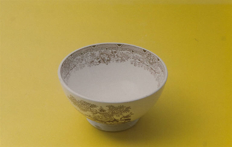 Paesaggio indo-cinese (ciotola) di Società Ceramica Italiana Laveno (ultimo quarto sec. XIX)