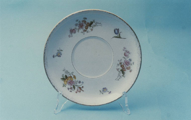 Motivi decorativi floreali (piattino) di Società Ceramica Italiana Laveno (prima metà sec. XX)
