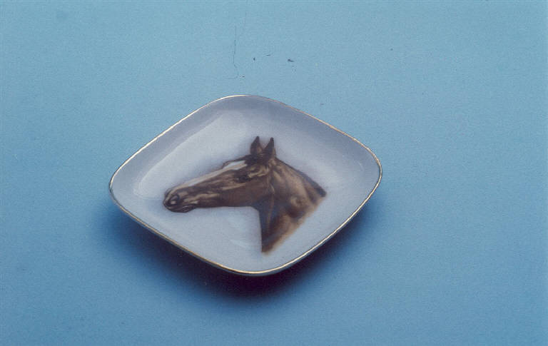 Testa di cavallo (posacenere) di Società Ceramica del Verbano (metà sec. XX)