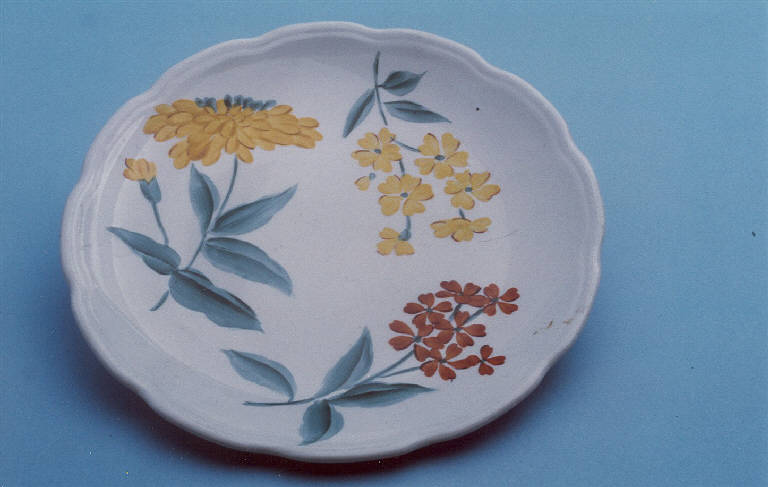 Fiori (piatto) di Società Ceramica Italiana Laveno (metà sec. XX)