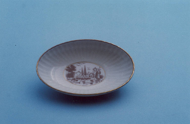 Paesaggio campestre (posacenere) di Società Ceramica del Verbano (metà sec. XX)
