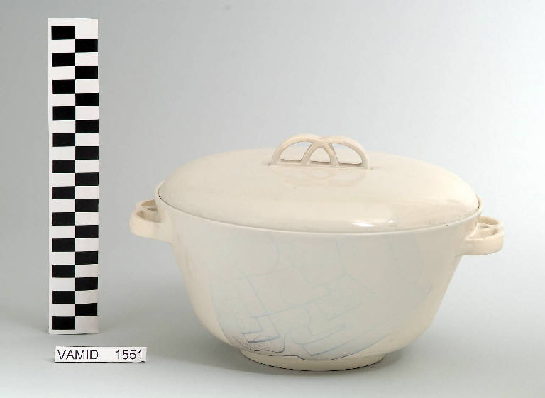 zuppiera di Società Ceramica Italiana Laveno (sec. XX)