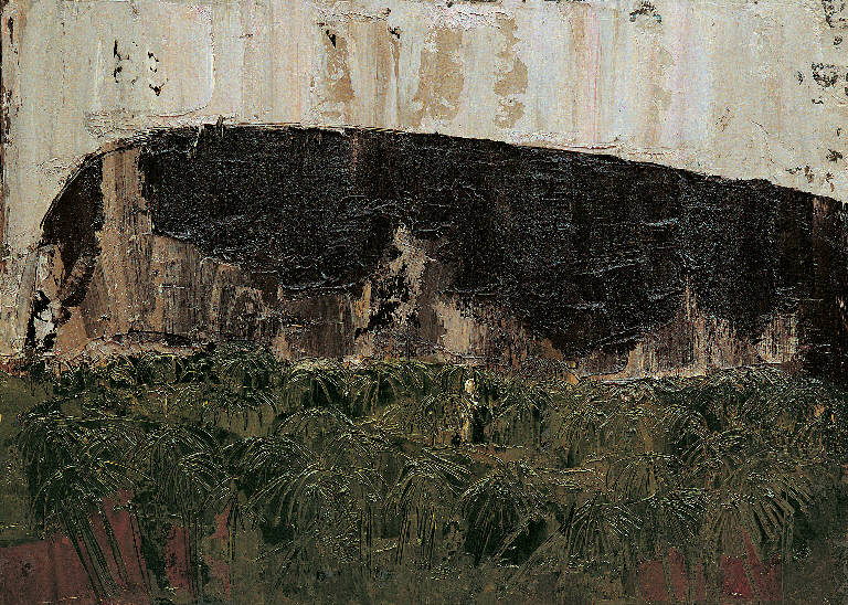 Ceylon, 1, Paesaggio con alberi (dipinto) di Congdon Grosvenor, William - ambito statunitense Action Painting (sec. XX)