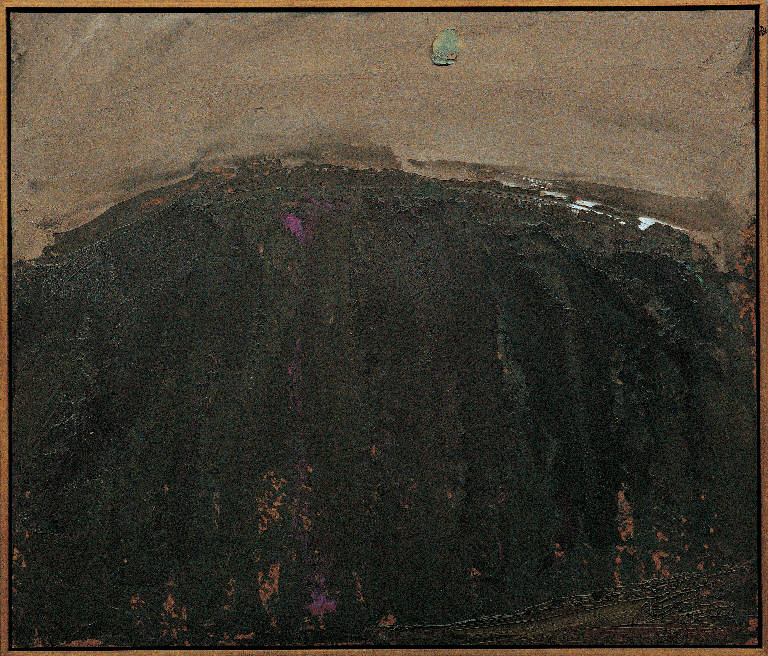 Subiaco - luna, 12, Paesaggio montano (dipinto) di Congdon Grosvenor, William - ambito statunitense Action Painting (sec. XX)