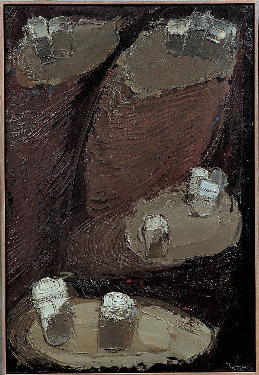 Yemen montagne, 6, Paesaggio desertico (dipinto) di Congdon Grosvenor, William - ambito statunitense Action Painting (sec. XX)