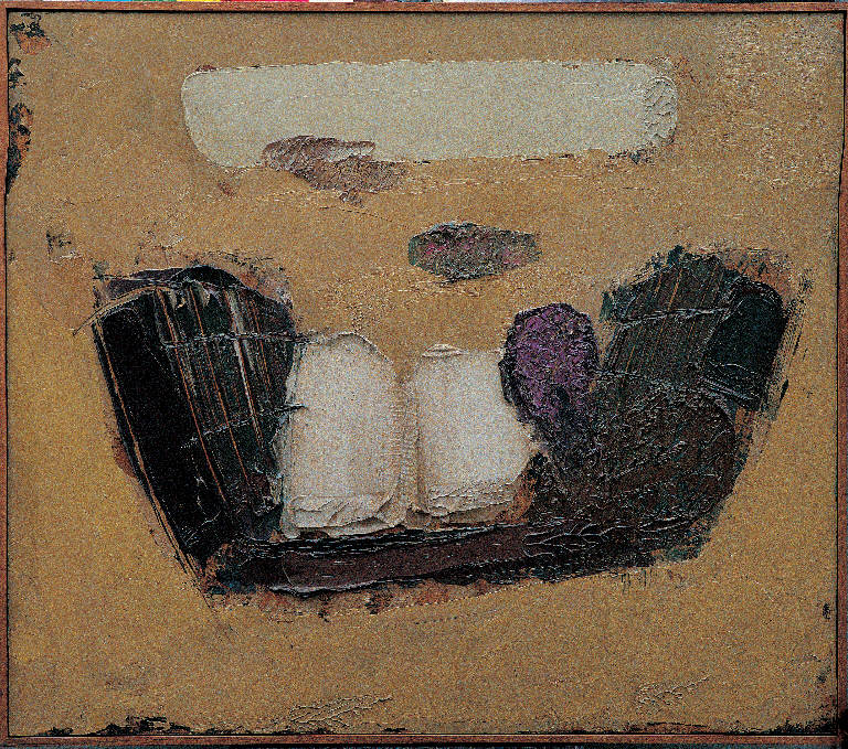 Metlaoui, 8, Paesaggio desertico (dipinto) di Congdon Grosvenor, William - ambito statunitense Action Painting (sec. XX)