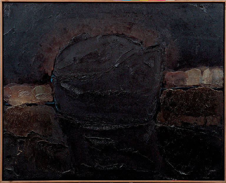 Venezia nave notte, 2, Paesaggio lagunare (dipinto) di Congdon Grosvenor, William - ambito statunitense Action Painting (sec. XX)