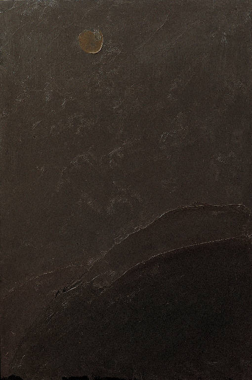 Luna, 2 (Subiaco), Paesaggio montano (dipinto) di Congdon Grosvenor, William - ambito statunitense Action Painting (sec. XX)