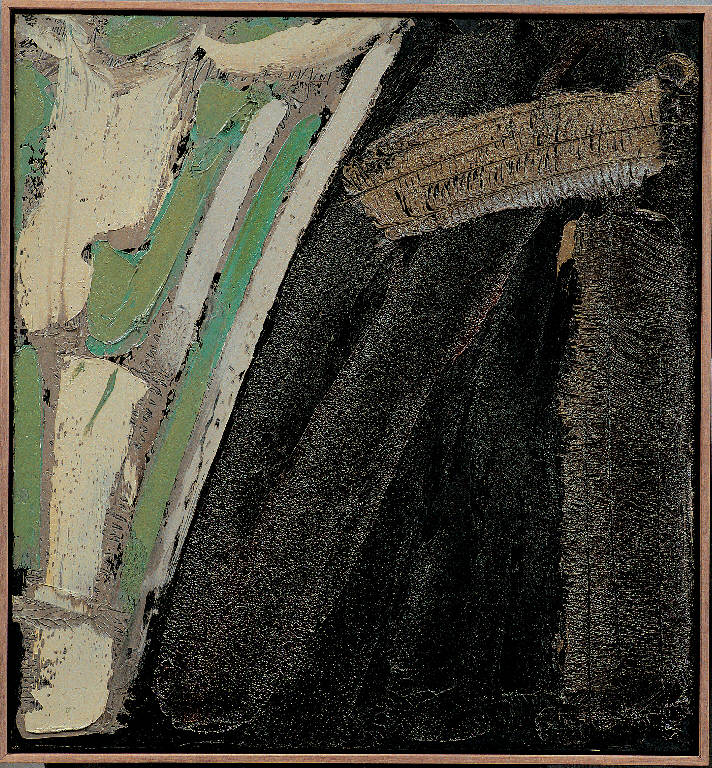Terra arida, 3, Paesaggio rurale (dipinto) di Congdon Grosvenor, William - ambito statunitense Action Painting (sec. XX)