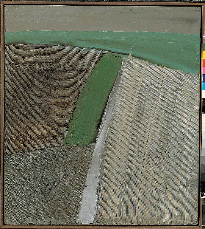 Primavera, 3, Paesaggio rurale (dipinto) di Congdon Grosvenor, William - ambito statunitense Action Painting (sec. XX)