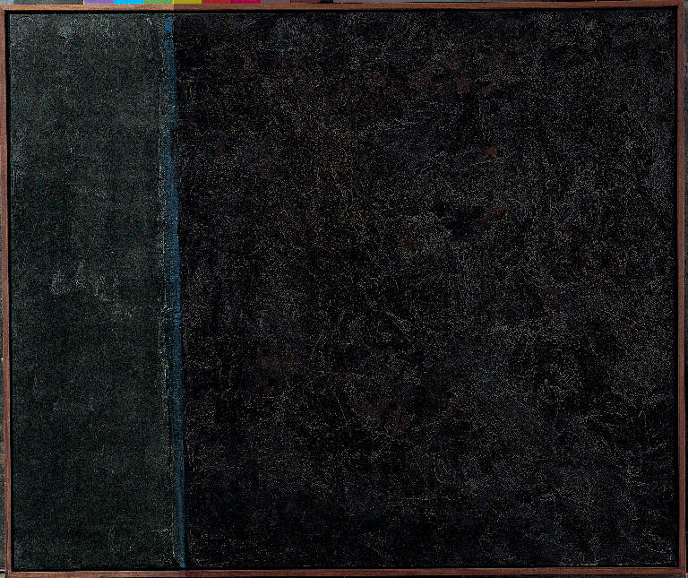 Terra notte, 1, Paesaggio rurale (dipinto) di Congdon Grosvenor, William - ambito statunitense Action Painting (sec. XX)