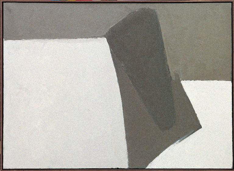 Neve, 1, Paesaggio rurale (dipinto) di Congdon Grosvenor, William - ambito statunitense Action Painting (sec. XX)