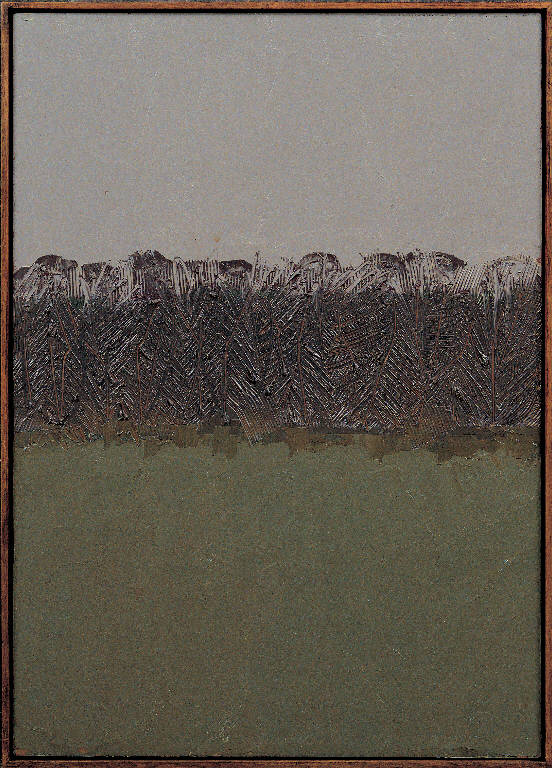 Inverno, 5, Paesaggio rurale (dipinto) di Congdon Grosvenor, William - ambito statunitense Action Painting (sec. XX)