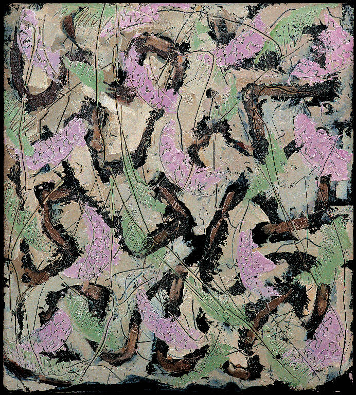 Glicine, 10, Fiori (dipinto) di Congdon Grosvenor, William - ambito statunitense Action Painting (sec. XX)