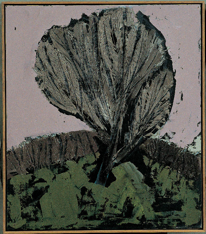 Il albero, 1, Paesaggio con alberi (dipinto) di Congdon Grosvenor, William - ambito statunitense Action Painting (sec. XX)
