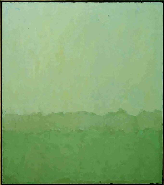 Sole pomeriggio, PAESAGGIO RURALE (dipinto) di Congdon Grosvenor, William - ambito statunitense Action Painting (seconda metà sec. XX)
