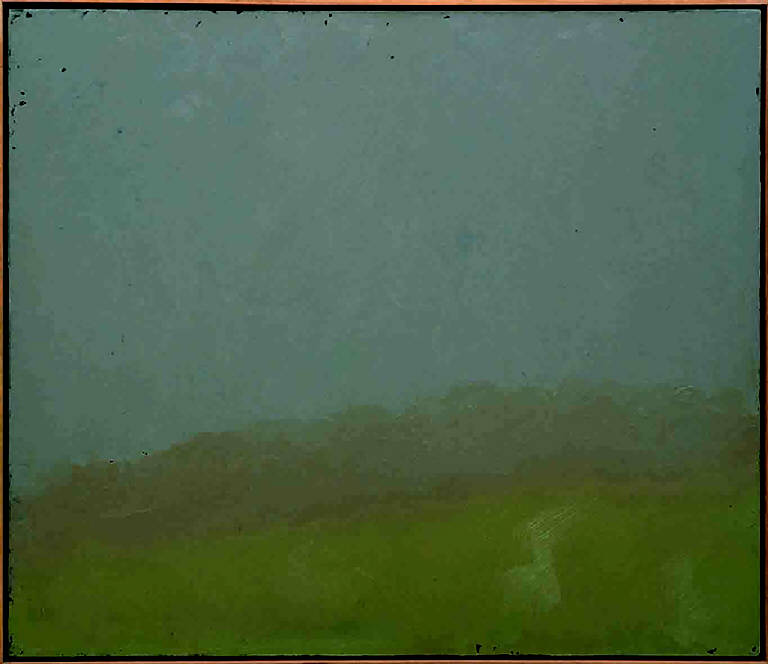 Temporale, PAESAGGIO RURALE (dipinto) di Congdon Grosvenor, William - ambito statunitense Action Painting (seconda metà sec. XX)