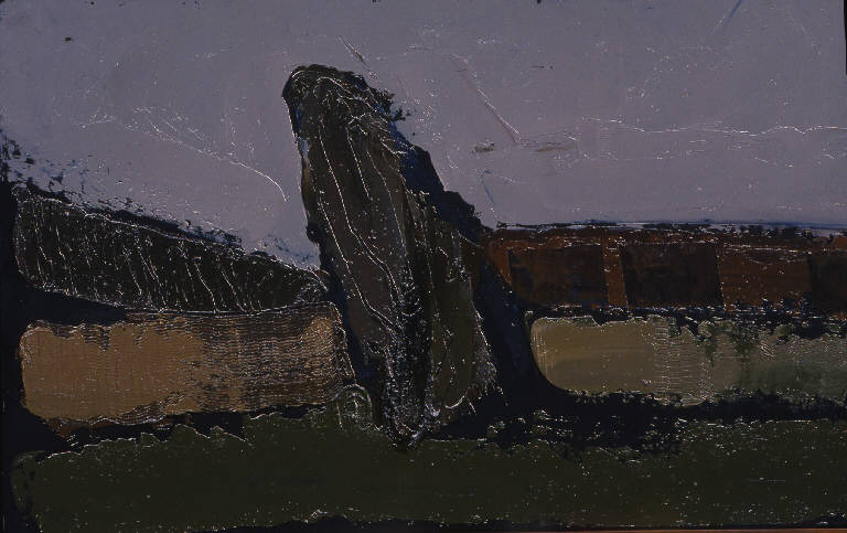 Albero, PAESAGGIO RURALE; PIANTE (dipinto) di Congdon Grosvenor, William - ambito statunitense Action Painting (seconda metà sec. XX)