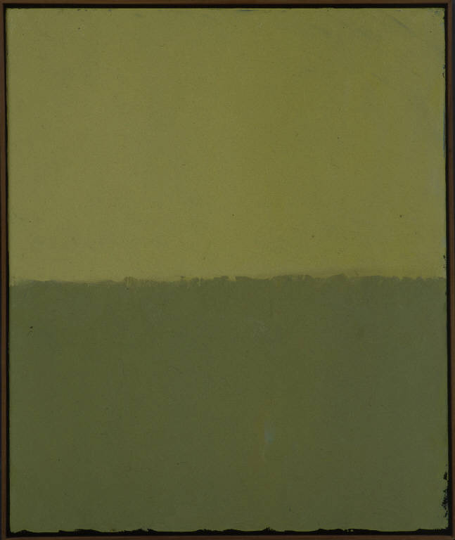 Giallo, COMPOSIZIONE ASTRATTA (dipinto) di Congdon Grosvenor, William - ambito statunitense Action Painting (seconda metà sec. XX)