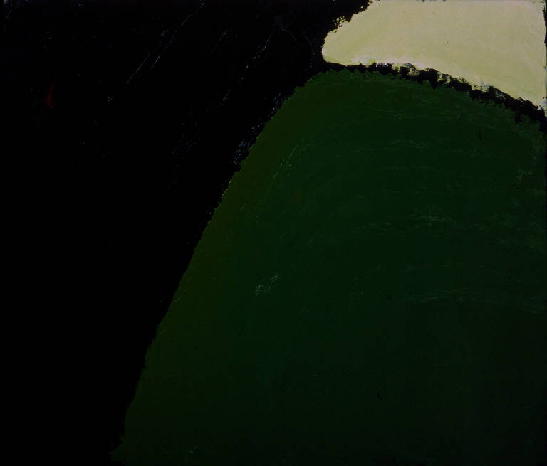Querce e campo, PAESAGGIO RURALE (dipinto) di Congdon Grosvenor, William - ambito statunitense Action Painting (seconda metà sec. XX)